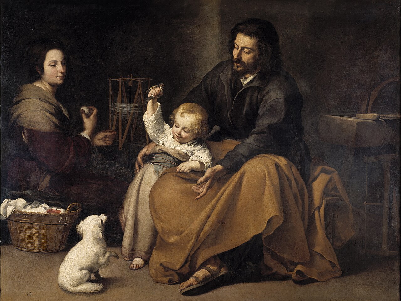 A Sagrada Família, de Bartolomé Esteban Murillo (séc. XVII)